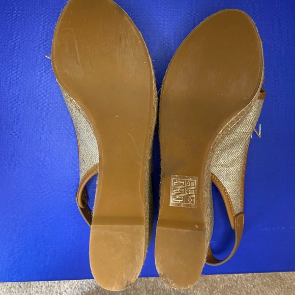 Tory Burch Espadrille Slingback Wedges - Picture 2 of 7